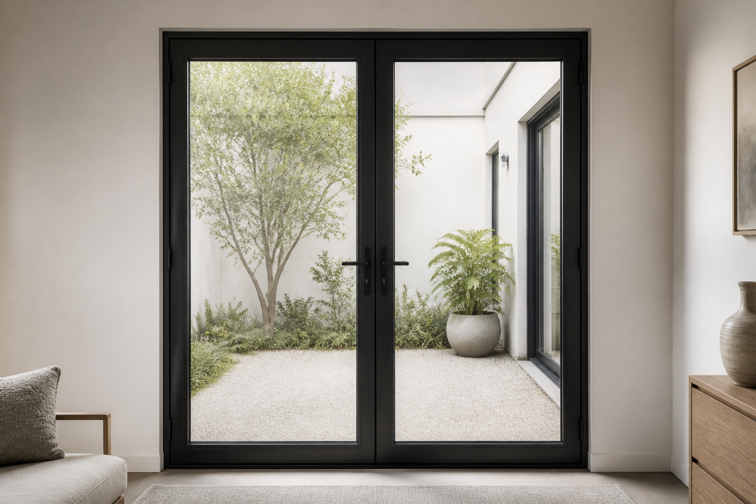 VLX 100 Double Swing / French Door in Homestead, FL | TruePane Windows & Doors - detail 6