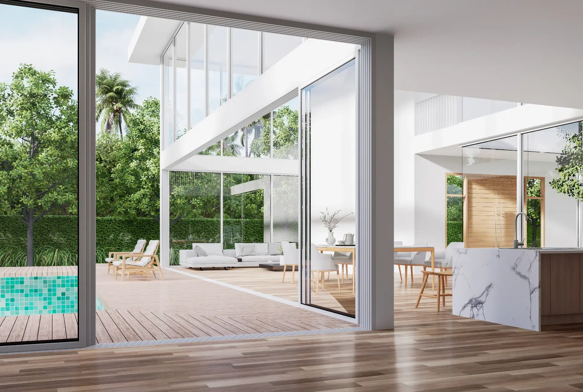 VLX 138 Panoramic Sliding Door in Homestead, FL | TruePane Windows & Doors - detail 1