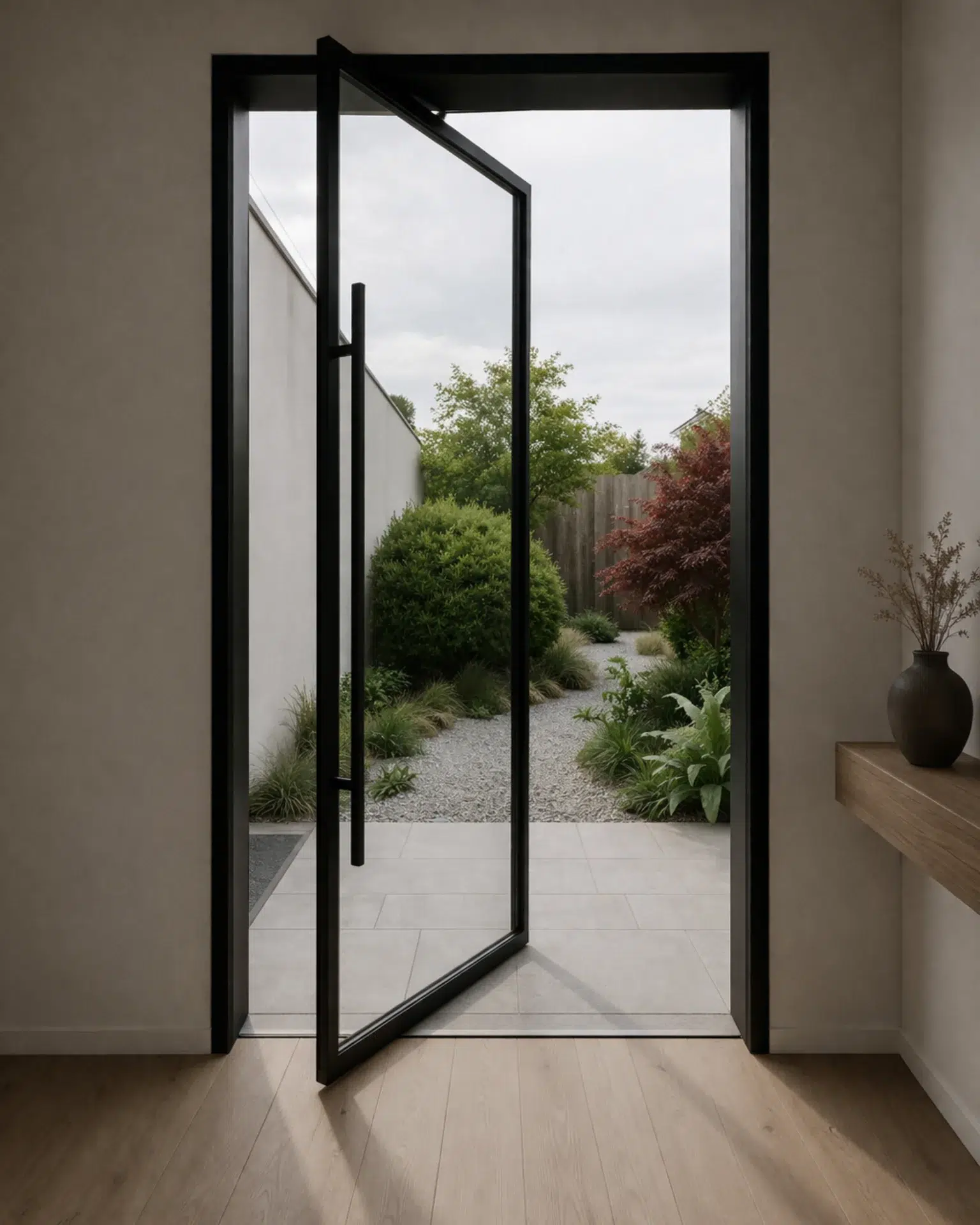 VLX 100 Pivot Door in Homestead, FL | TruePane Windows & Doors - detail 1