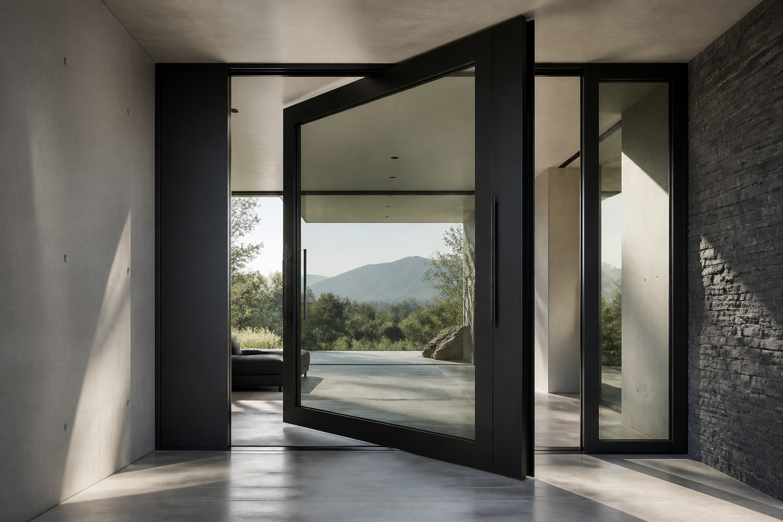 VLX 100 Pivot Door in Homestead, FL | TruePane Windows & Doors - detail 2